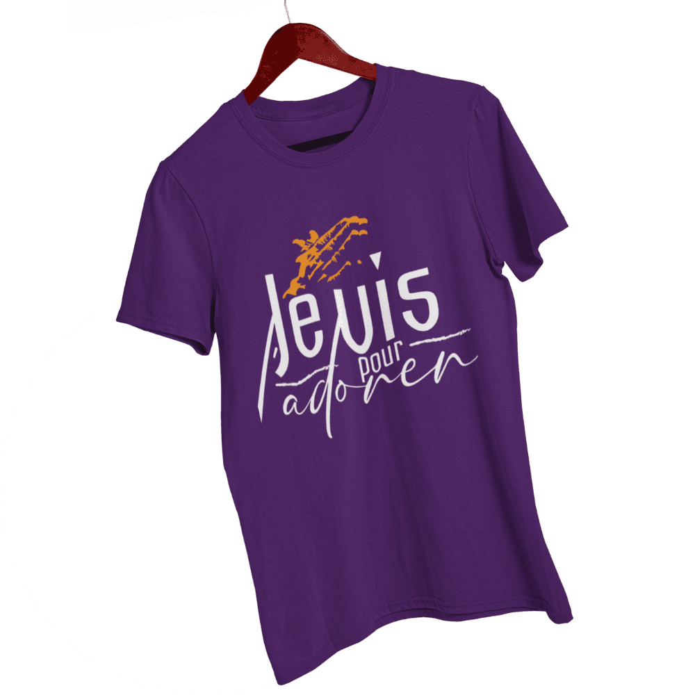 T-shirt - "Je vis pour l'adorer"-Jelotia