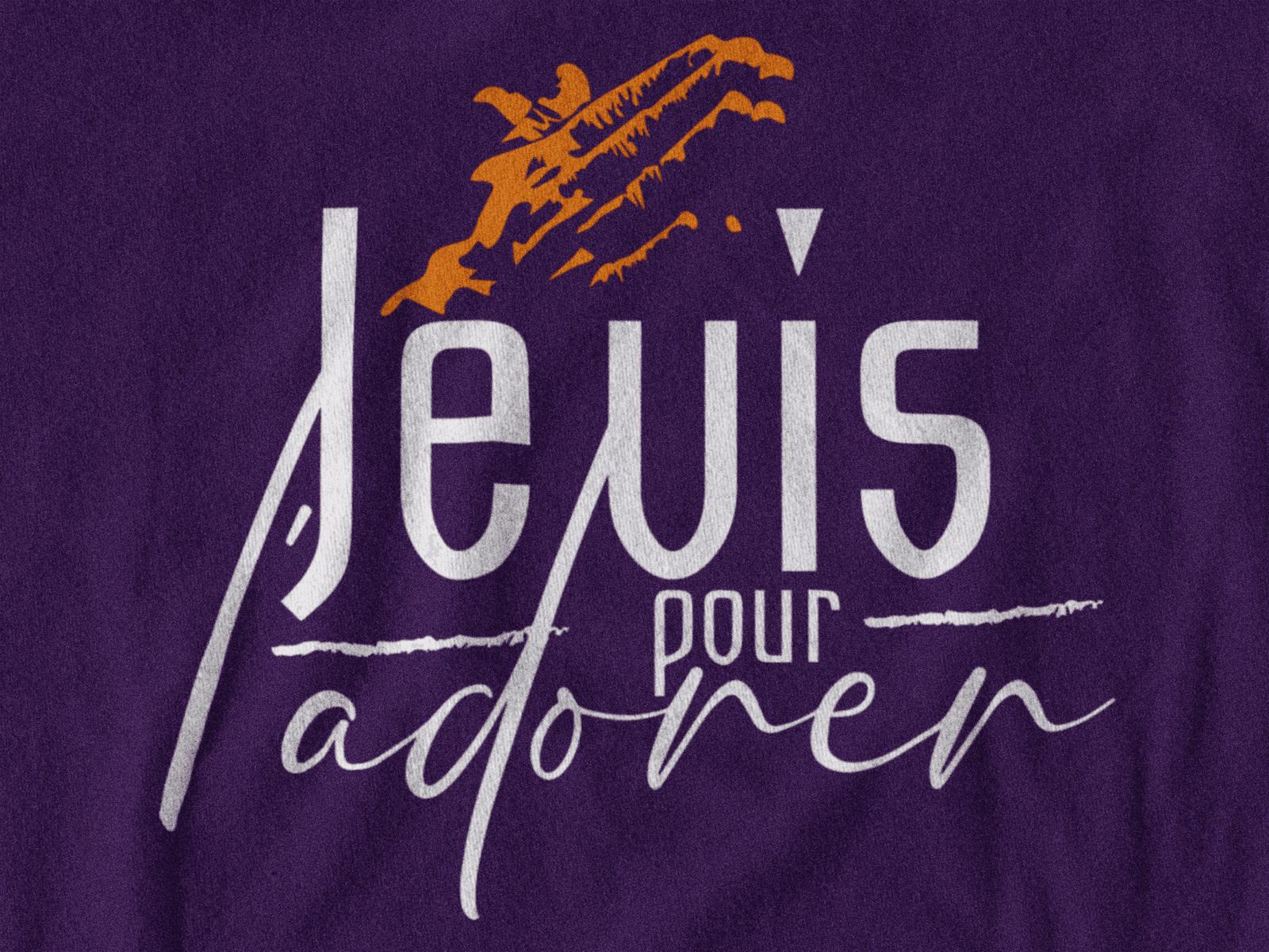 T-shirt - "Je vis pour l'adorer"-Jelotia