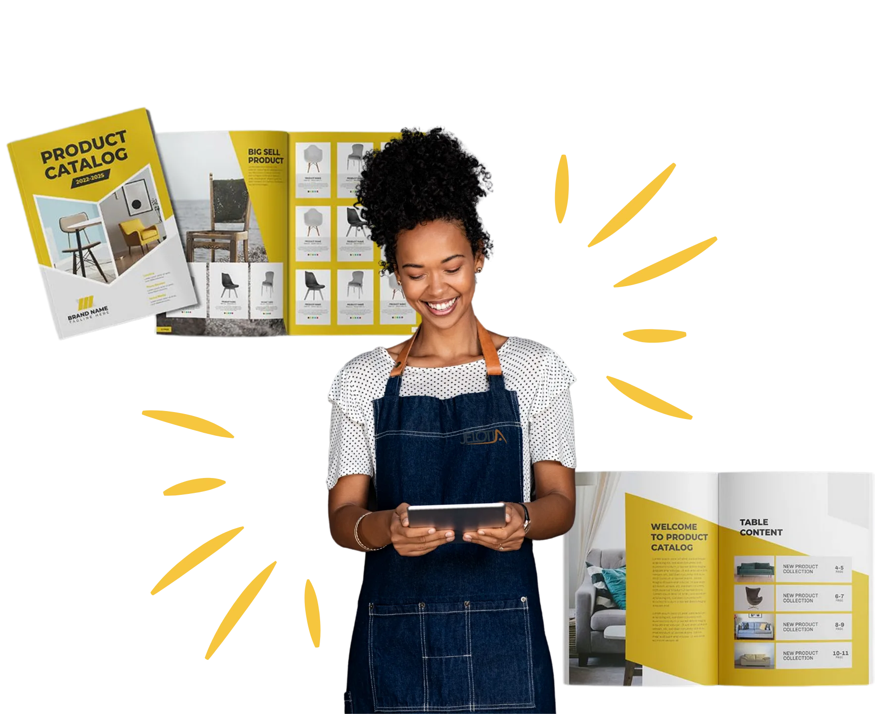 Jelotia - catalogues et magazines Mise en page & qualité Banner